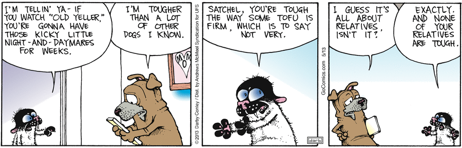 Get Fuzzy by Darby Conley on Tue, 13 May 2025