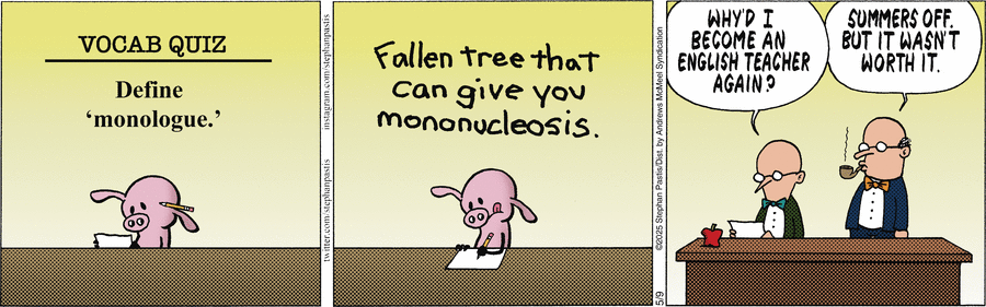 Pearls Before Swine by Stephan Pastis on Fri, 09 May 2025