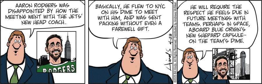 Tank McNamara by Bill Hinds on Mon, 28 Apr 2025