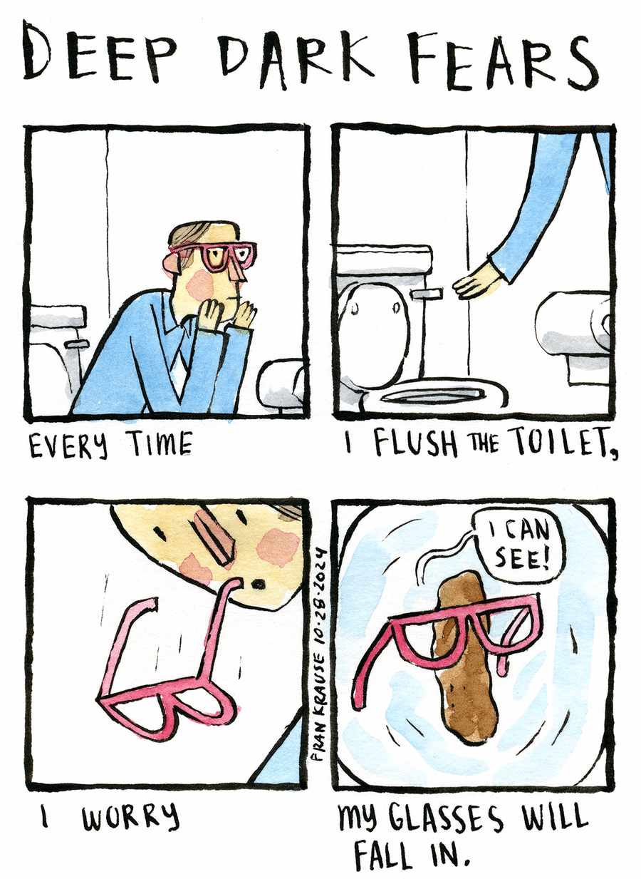 Deep Dark Fears by Fran Krause
