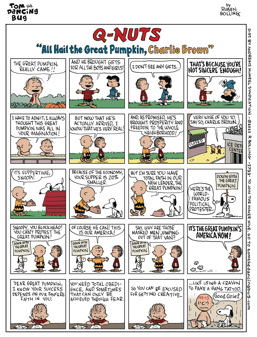 Tom the Dancing Bug by Ruben Bolling on Fri, 02 May 2025
