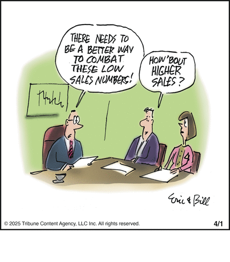 Bottomliners by Eric and Bill Teitelbaum on Tue, 01 Apr 2025