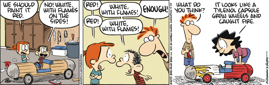 Baby Blues by Rick Kirkman and Jerry Scott on Thu, 22 May 2025