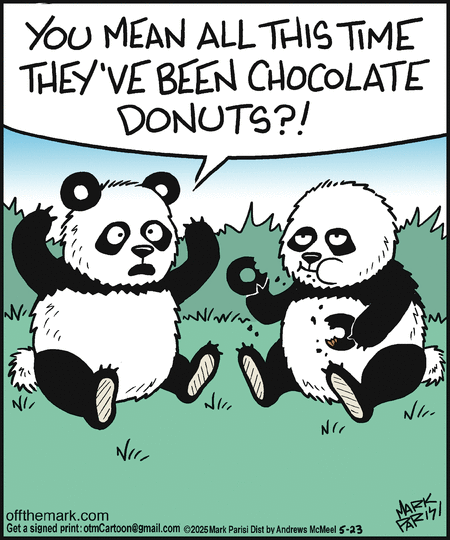 Off the Mark by Mark Parisi on Fri, 23 May 2025