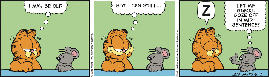 Garfield by Jim Davis on Wed, 18 Jun 2025