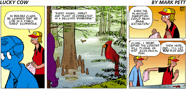 Lucky Cow by Mark Pett on Sun, 01 Jun 2025