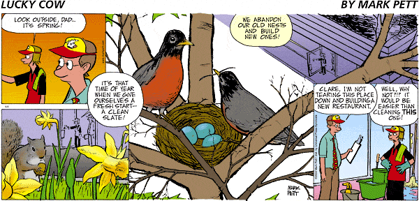 Lucky Cow by Mark Pett on Sun, 06 Apr 2025