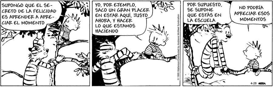 Calvin and Hobbes en Español by Bill Watterson on Mon, 28 Apr 2025