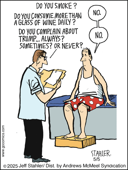 Moderately Confused by Jeff Stahler  on Mon, 05 May 2025