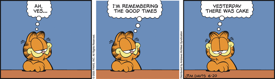 Garfield by Jim Davis on Fri, 20 Jun 2025