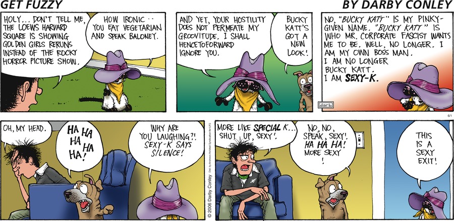 Get Fuzzy by Darby Conley on Sun, 01 Jun 2025