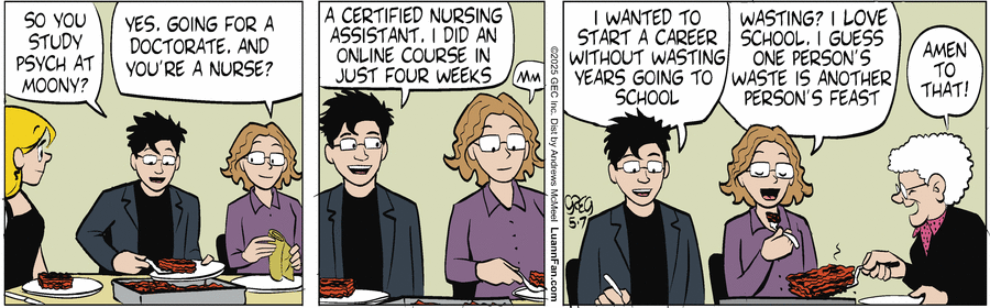 Luann by Greg Evans and Karen Evans on Wed, 07 May 2025