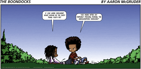 The Boondocks by Aaron McGruder on Sun, 18 May 2025