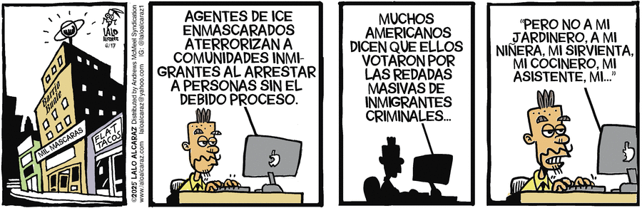 La Cucaracha en Español by Lalo Alcaraz on Tue, 17 Jun 2025