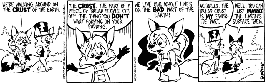 Ozy and Millie by Dana Simpson on Thu, 01 May 2025