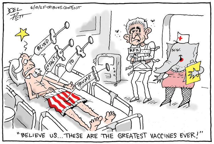 Joel Pett by Joel Pett on Tue, 10 Jun 2025