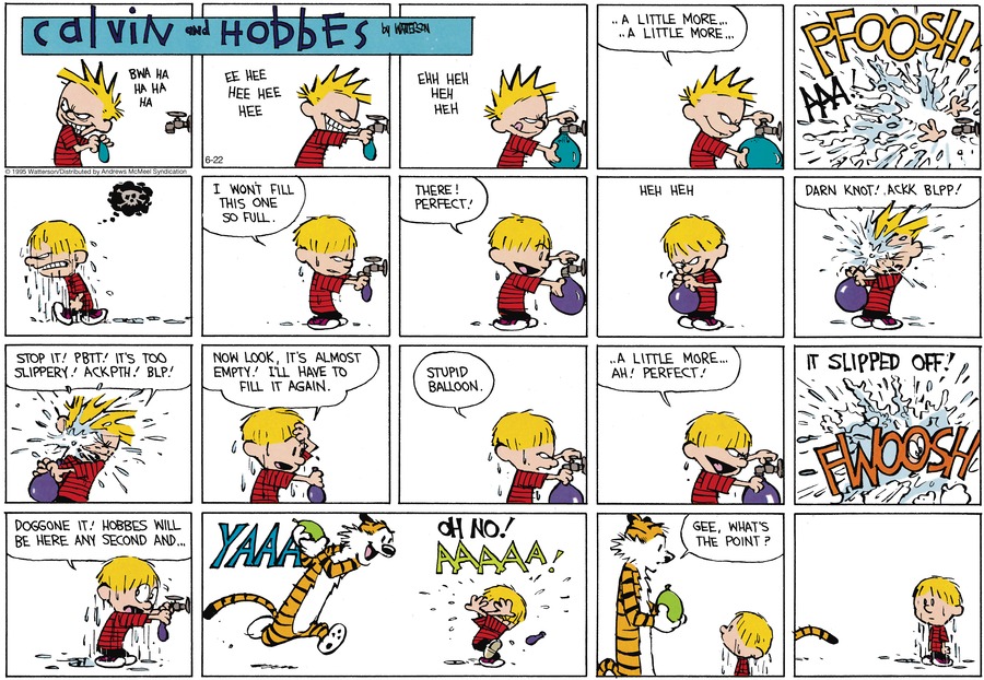 Calvin and Hobbes by Bill Watterson on Sun, 22 Jun 2025