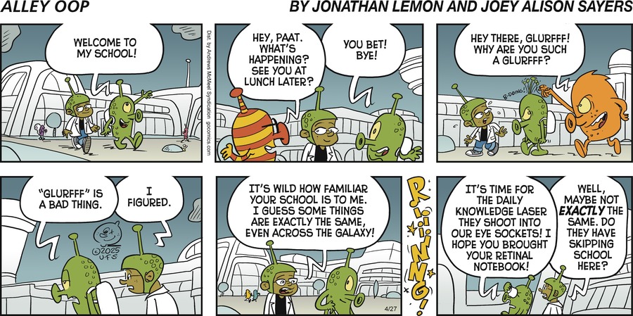 Alley Oop by Jonathan Lemon and Joey Alison Sayers on Sun, 27 Apr 2025