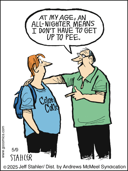 Moderately Confused by Jeff Stahler  on Fri, 09 May 2025