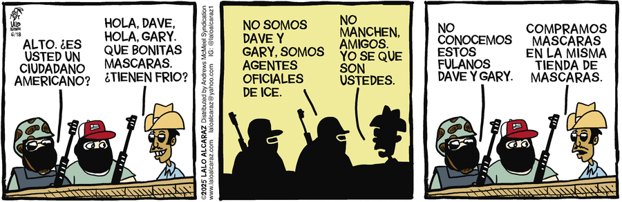 La Cucaracha en Español by Lalo Alcaraz on Wed, 18 Jun 2025