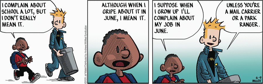 Frazz by Jef Mallett on Mon, 09 Jun 2025