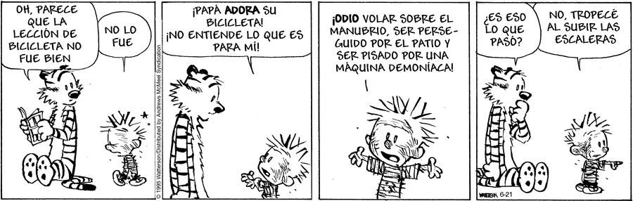 Calvin and Hobbes en Español by Bill Watterson on Sat, 21 Jun 2025