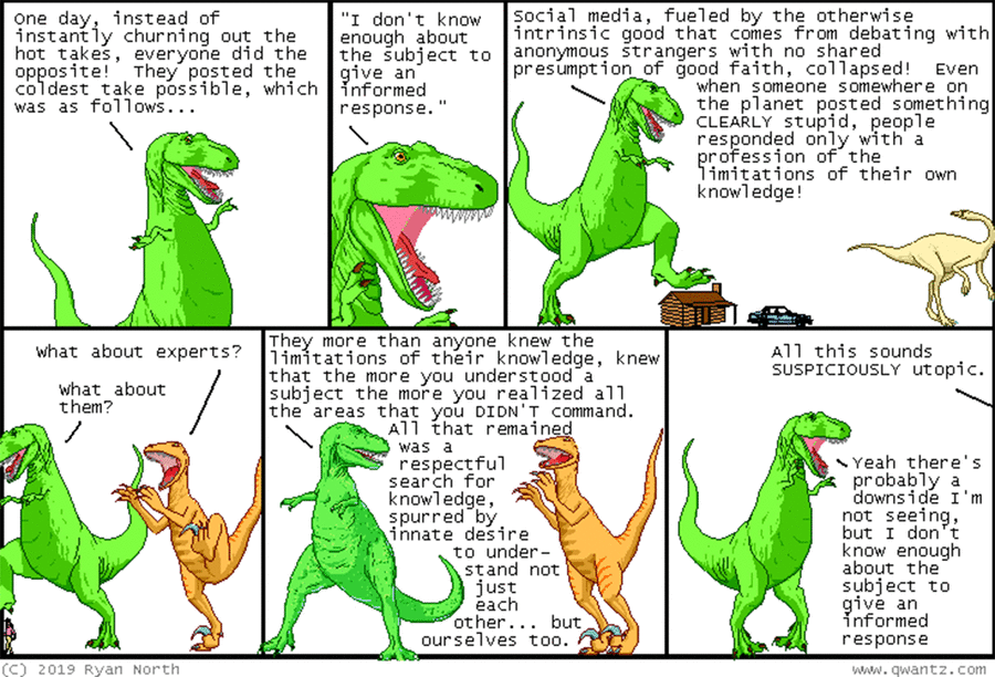 Dinosaur Comics by Ryan North on Tue, 10 Jun 2025