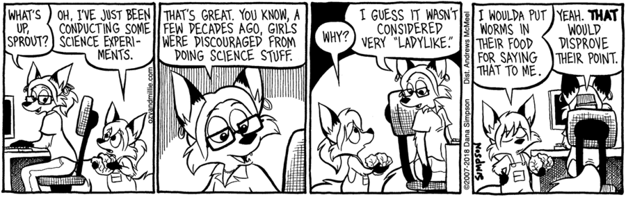 Ozy and Millie by Dana Simpson on Mon, 07 Apr 2025