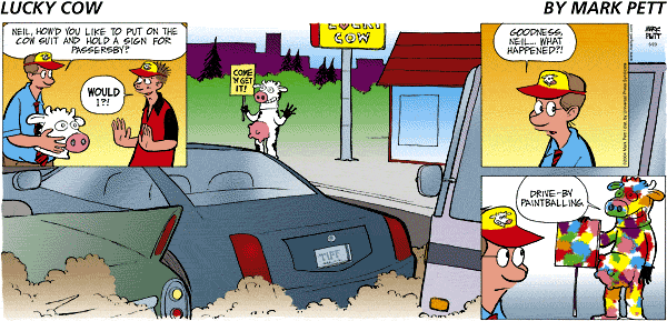 Lucky Cow by Mark Pett on Sun, 25 May 2025