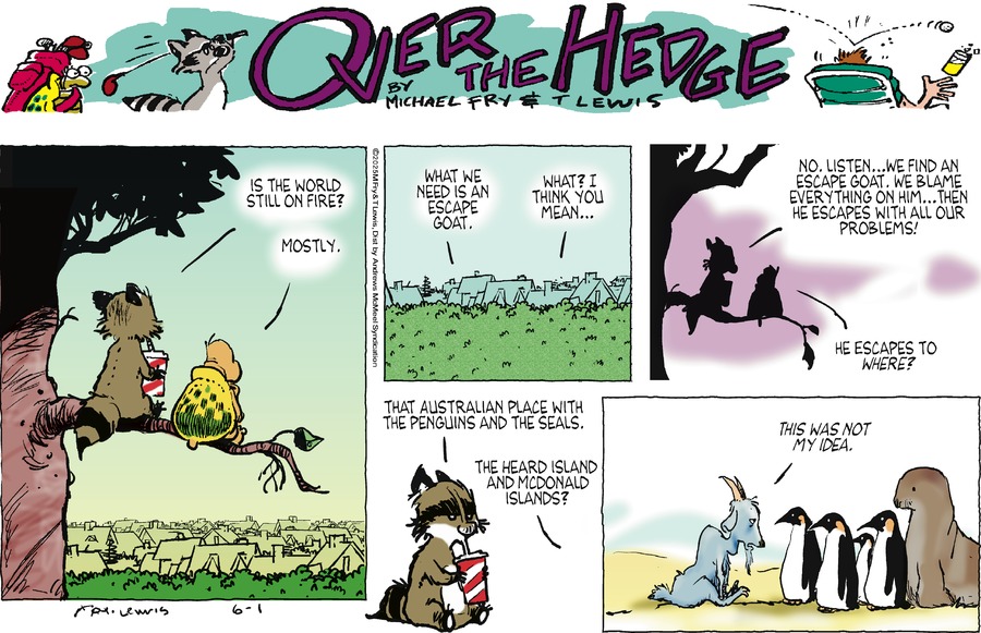 Over the Hedge by Michael Fry and T Lewis on Sun, 01 Jun 2025