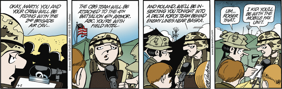 Doonesbury by Garry Trudeau on Wed, 02 Apr 2025