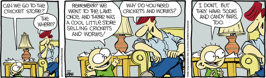The Buckets by Greg Cravens  on Wed, 02 Apr 2025