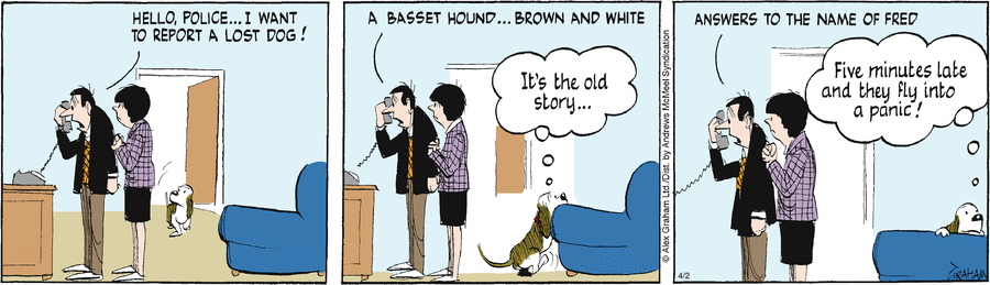 Fred Basset by Alex Graham on Wed, 02 Apr 2025