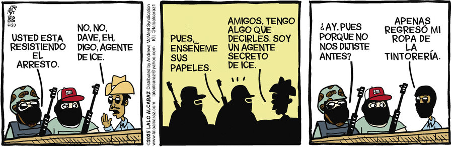 La Cucaracha en Español by Lalo Alcaraz on Fri, 20 Jun 2025