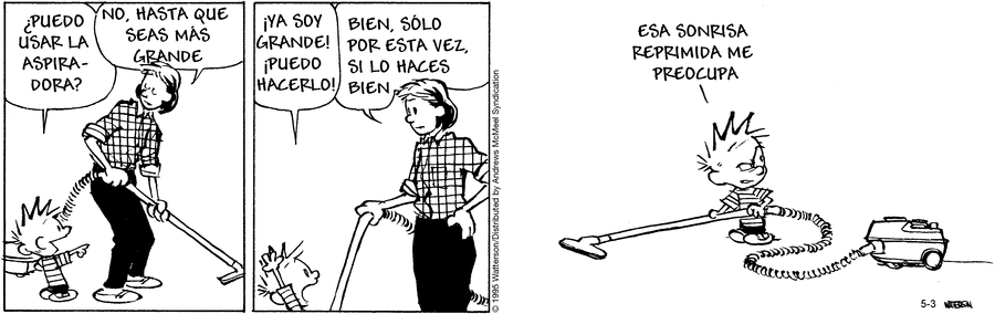 Calvin and Hobbes en Español by Bill Watterson on Sat, 03 May 2025