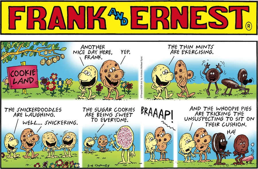 Frank and Ernest by Thaves  on Sun, 04 May 2025