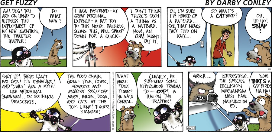 Get Fuzzy by Darby Conley on Sun, 22 Jun 2025