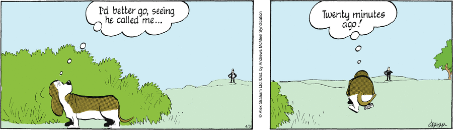 Fred Basset by Alex Graham on Thu, 03 Apr 2025