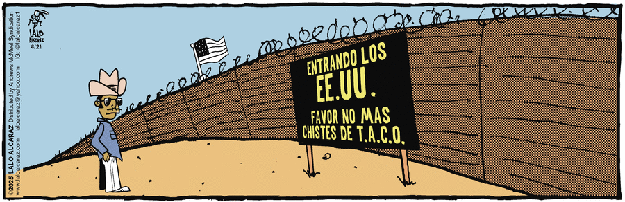 La Cucaracha en Español by Lalo Alcaraz on Sat, 21 Jun 2025