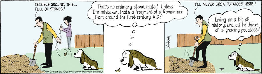 Fred Basset by Alex Graham on Wed, 09 Apr 2025