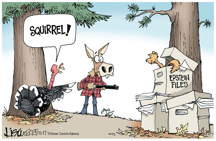 A Think Toon by Lisa Benson
 
	