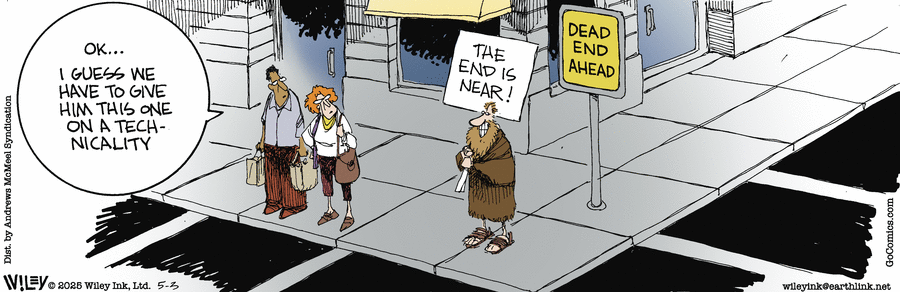 Non Sequitur by Wiley Miller on Sat, 03 May 2025