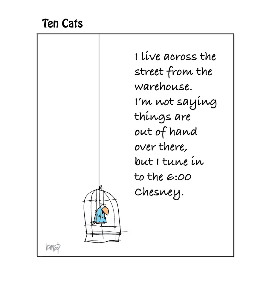 Ten Cats by Graham Harrop on Mon, 28 Apr 2025