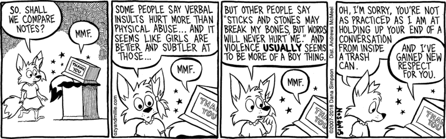 Ozy and Millie by Dana Simpson on Mon, 21 Apr 2025