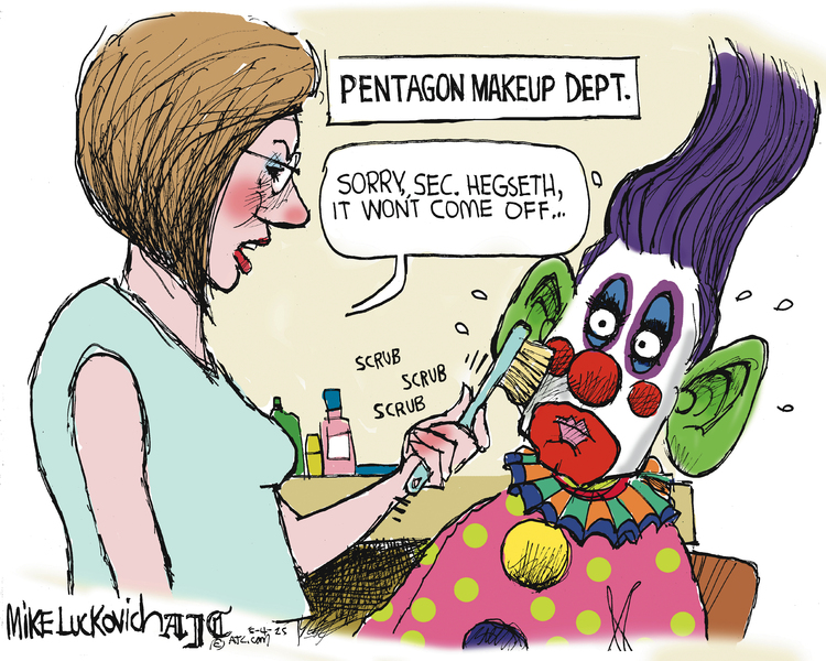 Mike Luckovich by Mike Luckovich on Sun, 04 May 2025