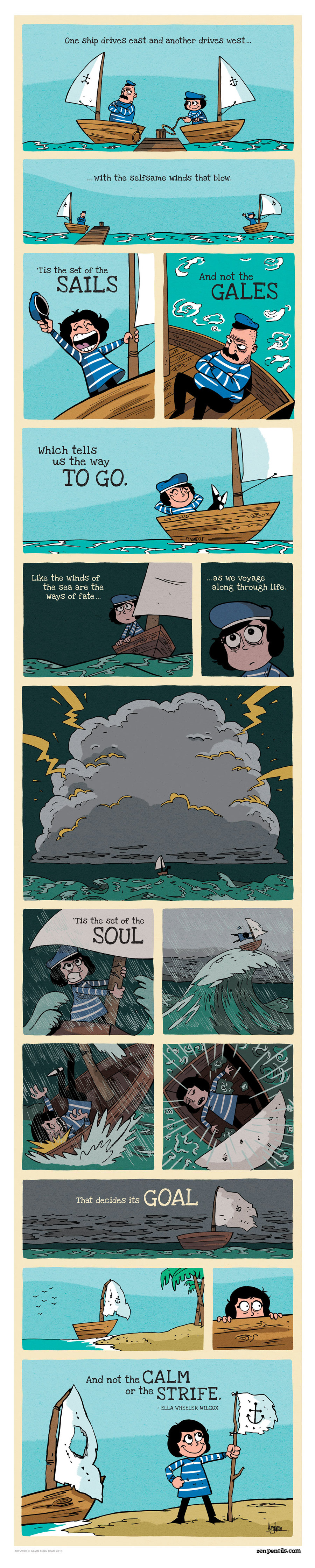 Zen Pencils by Gavin Aung Than on Mon, 23 Jun 2025