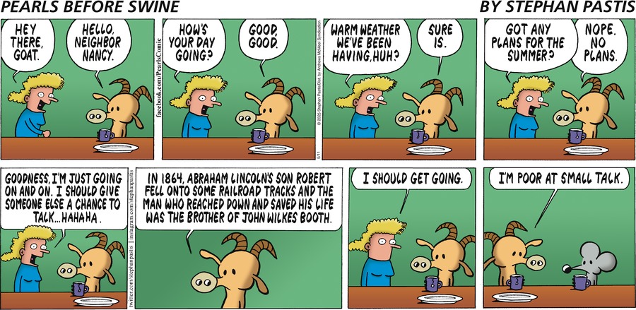 Pearls Before Swine by Stephan Pastis on Sun, 11 May 2025