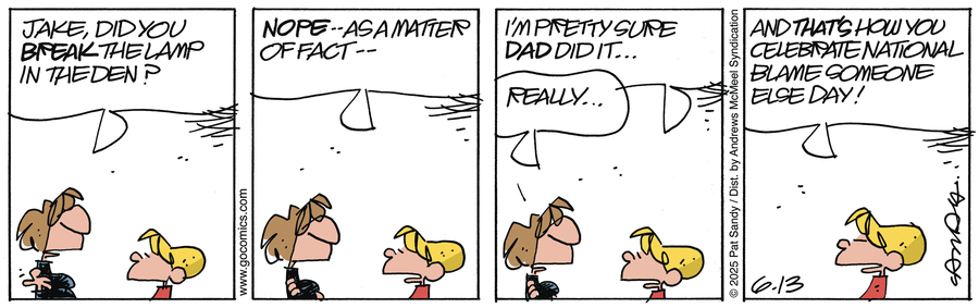 Next Door Neighbors by Pat Sandy on Fri, 13 Jun 2025