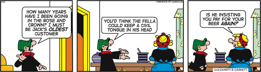 Andy Capp by Reg Smythe on Wed, 30 Apr 2025