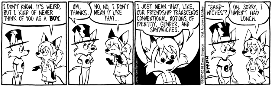 Ozy and Millie by Dana Simpson on Thu, 10 Apr 2025